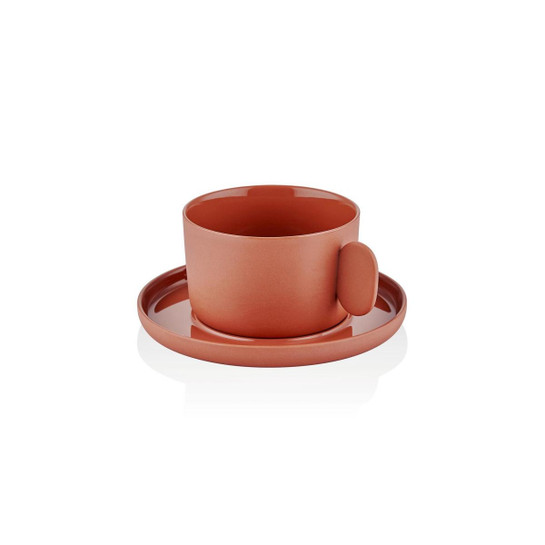 The Mia Cotta Limoges Çay Fincanı Terracota 250 Ml