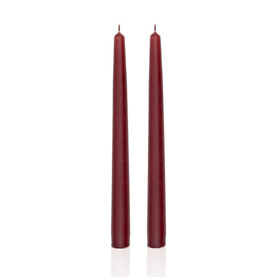 The Mia Iconic Şamdan Mum 2li Set Bordo 26 Cm