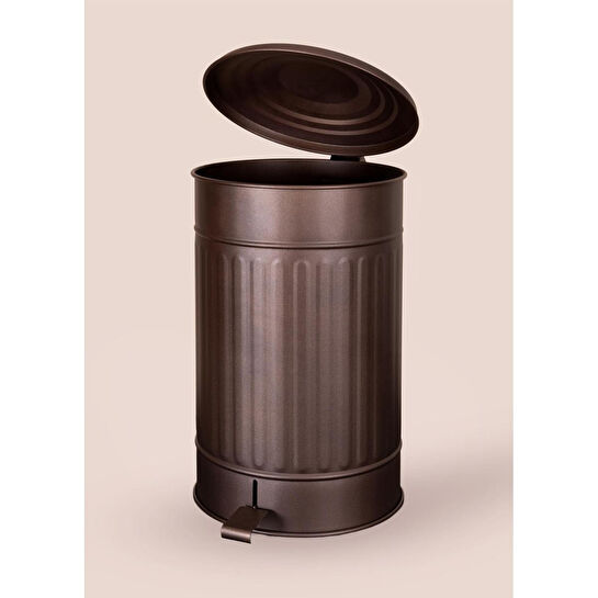 The Mia Çöp Kovası Mutfak 30 Lt Kahve