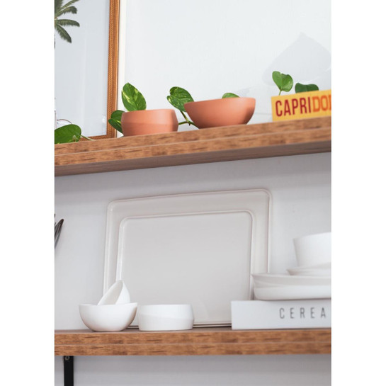 The Mia Cotta Limoges Servis Tabağı Beyaz 33x23 Cm