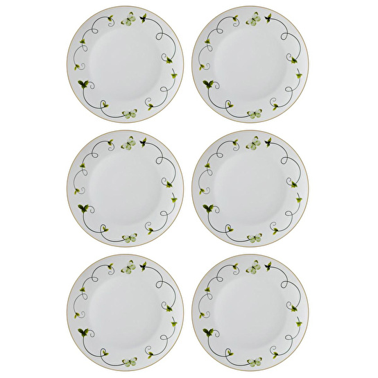 The Mia Butterfly Servis Tabağı 6 Kişilik