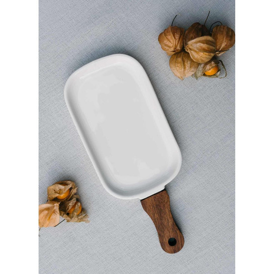 The Mia Woody Porselen Servis 29x12 Cm