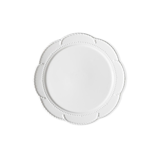 The Mia Grande Pasta Kek Standı Beyaz 31x12 Cm Grd0014