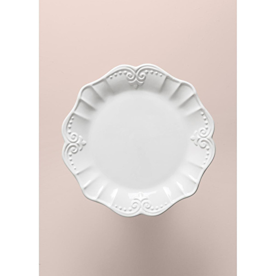 The Mia Grande Pasta Kek Standı Beyaz 22x10 Cm Grd0019