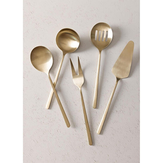 The Mia Giallo Servis Seti Şampanya Gold 5 Parça