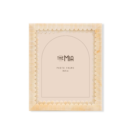 The Mia Wavy Fotoğraf Çerçevesi Sarı 25x30 Cm