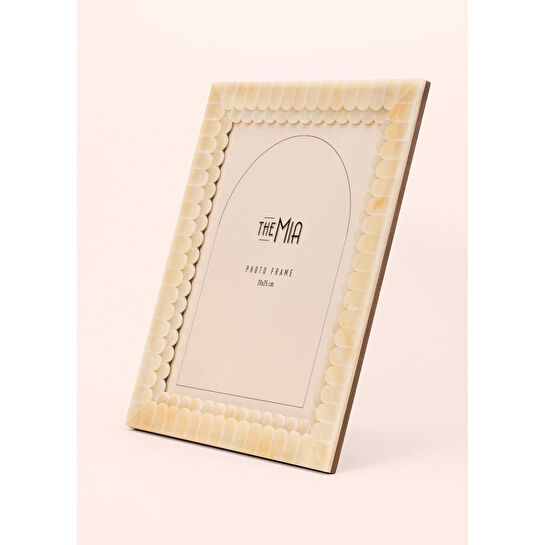 The Mia Wavy Fotoğraf Çerçevesi Sarı 25x30 Cm