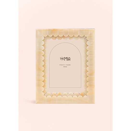 The Mia Wavy Fotoğraf Çerçevesi Sarı 18x23 Cm