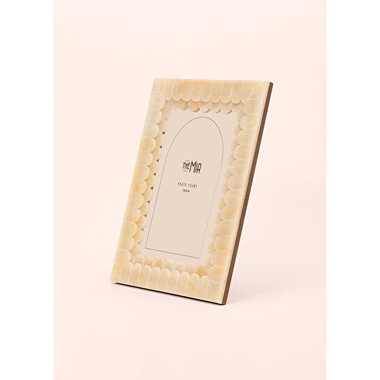 The Mia Wavy Fotoğraf Çerçevesi Sarı 18x23 Cm