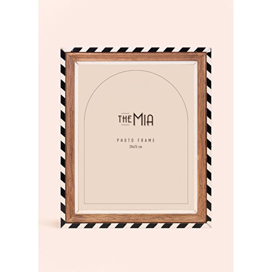 The Mia Striped Fotoğraf Çerçevesi 25x30 Cm
