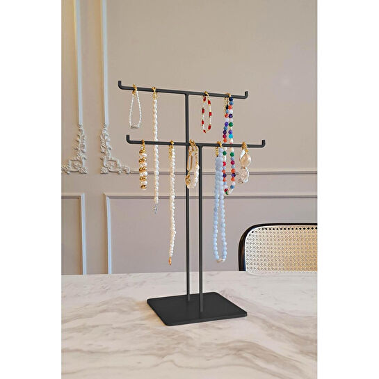 The Mia Takılık 2li Siyah 40x25 Cm