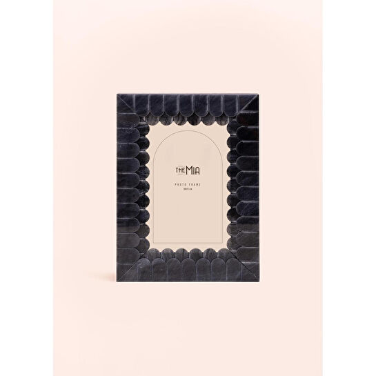 The Mia Wavy Fotoğraf Çerçevesi Siyah 15x20 Cm