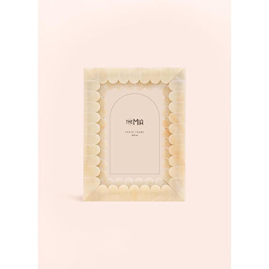 The Mia Wavy Fotoğraf Çerçevesi Sarı 15x20 Cm