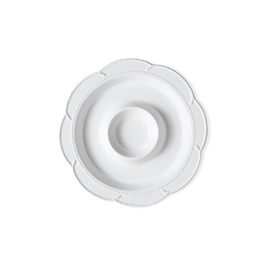 The Mia Grande Servis Tabağı Bölmeli Beyaz 39 Cm Grd0013