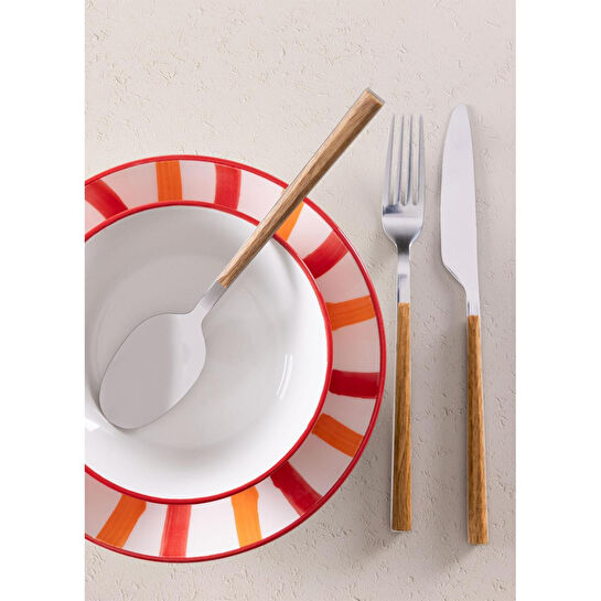 The Mia Joy Çorba Kasesi 6lı Set Kırmızı 14 Cm