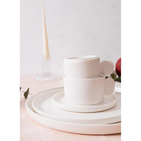 The Mia Cotta Limoges Servis Tabağı Beyaz 27 Cm Ctt0028