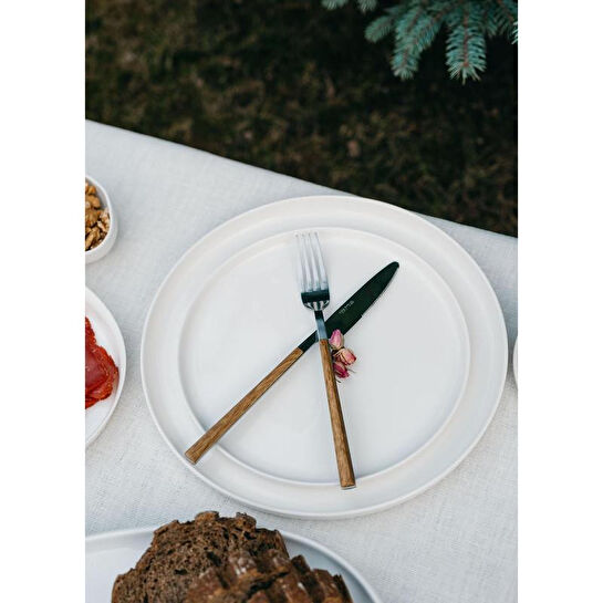 The Mia Cotta Limoges Servis Tabağı Beyaz 27 Cm Ctt0028