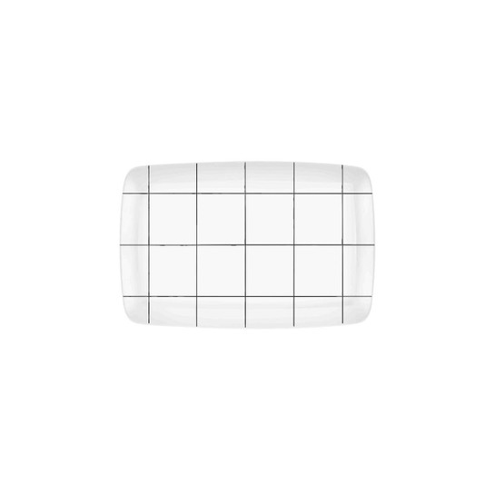 The Mia Daily Tunes Dikdörtgen Servis - 34x25cm Dly008