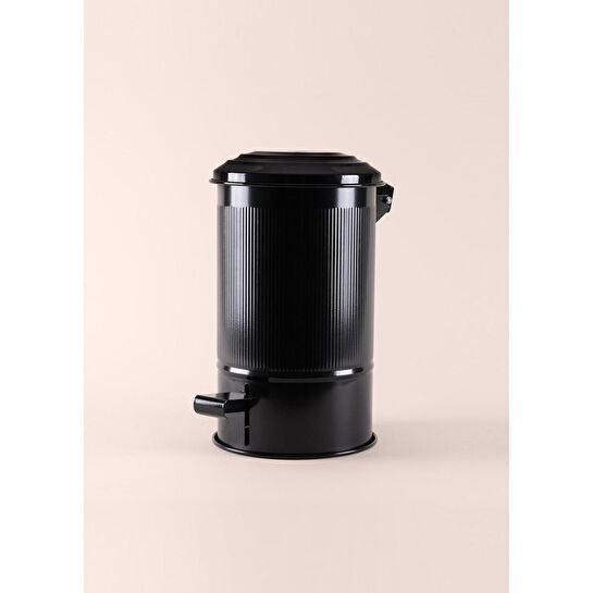The Mia Stripe Mutfak Ve Banyo Çöp Kovası Siyah 5 Lt