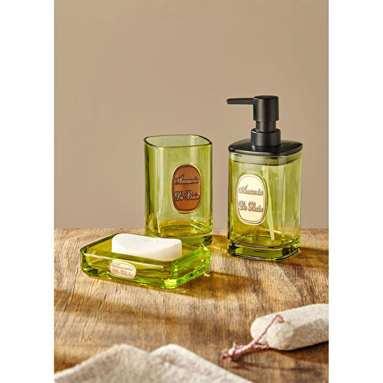 The Mia Globe Banyo Seti 3 Parça Yeşil 330 Ml