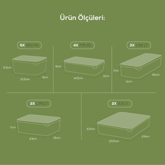 Vienev 16'lı Buzdolabı Düzenleyici Organizer Mikrodalgaya Uygun Difriz Saklama Kabı Gri