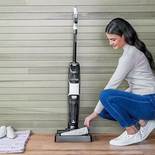 Bissell Crosswave Hf3 Cordless Pro Yüksek Vakumlu Kablosuz Sert Zemin Süpürme Ve Silme Makinesi