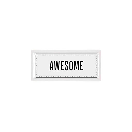 The Mia Dikdörtgen Servis Awesome - 35 X 16 Cm