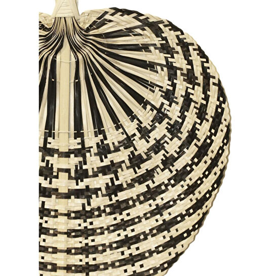 The Mia Dekoratif Bambu Duvar Dekoru Siyah 3x48x58 Cm