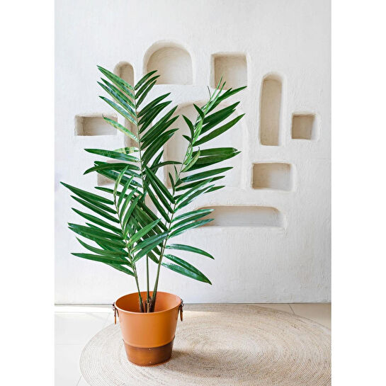 The Mia Kentia Palmiyesi Yapay Ağaç Yeşil 5 Dallı 150 Cm