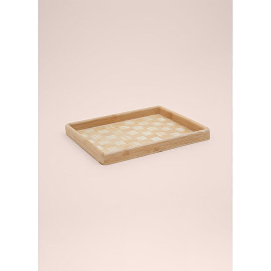 The Mia Wicker Bambu Tepsi 31x25 Cm Tps0068