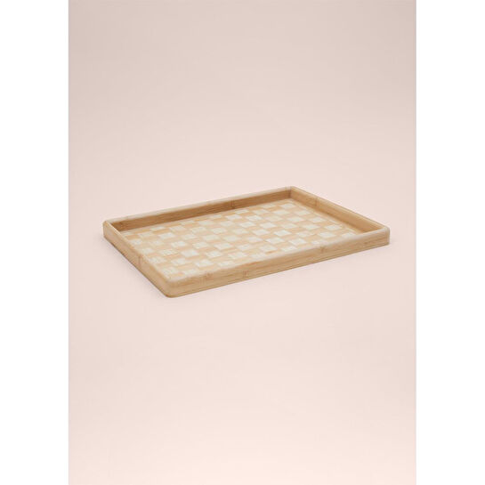 The Mia Wicker Bambu Tepsi 40x31 Cm Tps0067