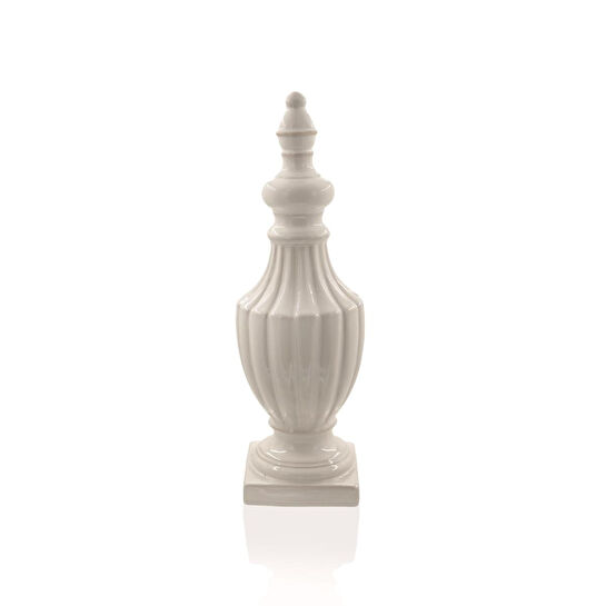 The Mia Cera Dekoratif Obje 12x12x37 Cm