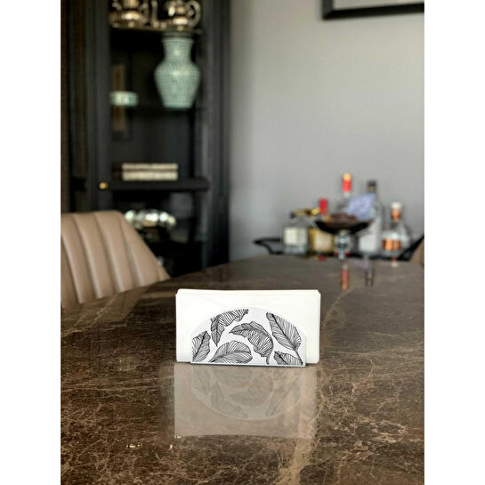 The Mia Peçetelik Beyaz 16 X 8 Cm - Banana Palm