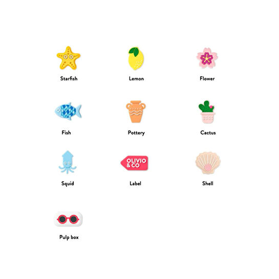 The Mia Olivio&co Gözlük Askısı Pink 3 Y+