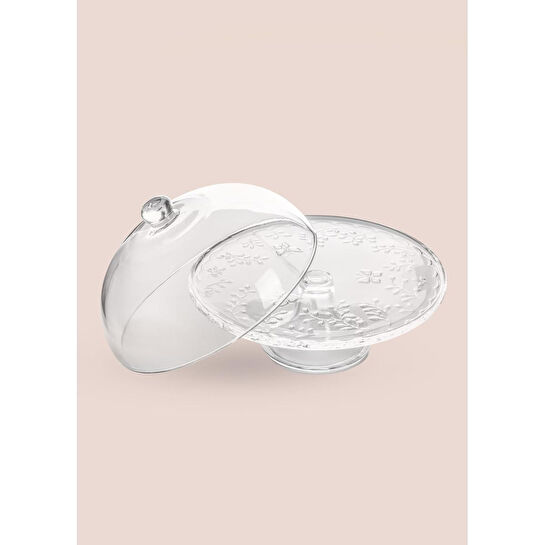 The Mia Ayaklı Pasta Kek Fanusu 30x24 Cm Cam0497