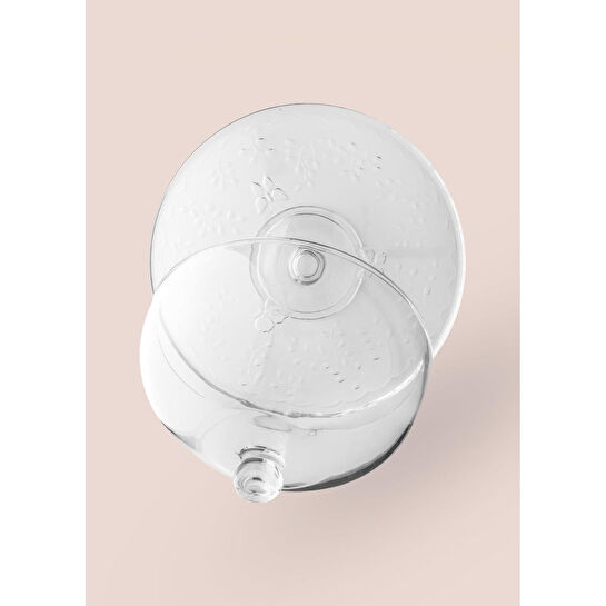 The Mia Ayaklı Pasta Kek Fanusu 30x24 Cm Cam0497