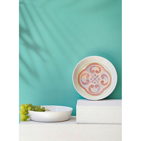 The Mia Dolce Vita Ayaklı Meyvelik Mor 23x14 Cm