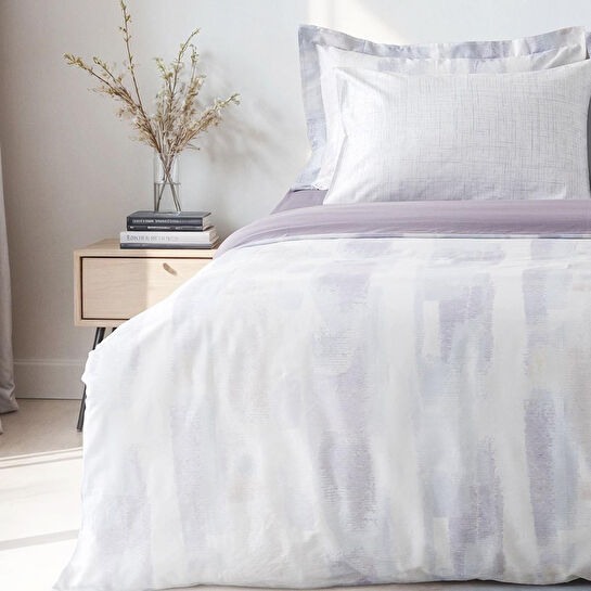 Green Black Lumia Tek Kişilik Nevresim Takımı %100 Pamuk 210 Tc 83 Tel Saten Digital Baskılı Lila 160x220 Cm