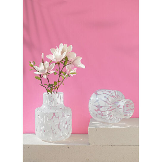 The Mia Blanco Cam Vazo 18x24 Cm