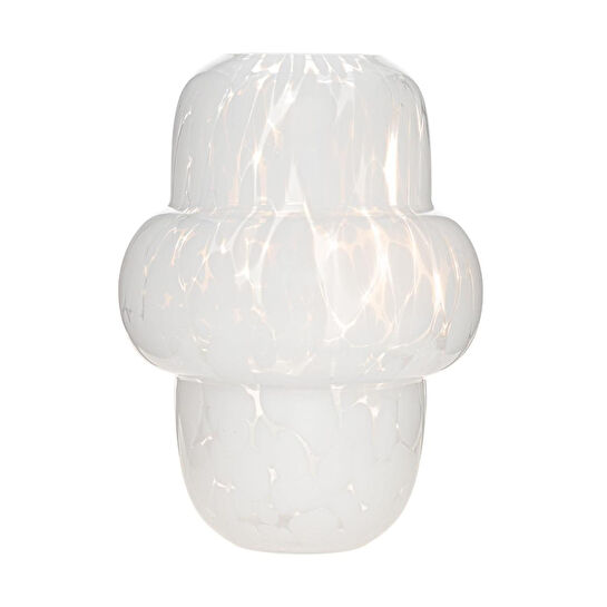 The Mia Blanco Cam Vazo 19x27 Cm