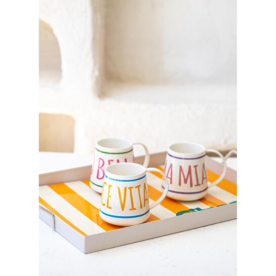 The Mia Mamma Mia Porselen Kupa Kpa0275 340 Cc