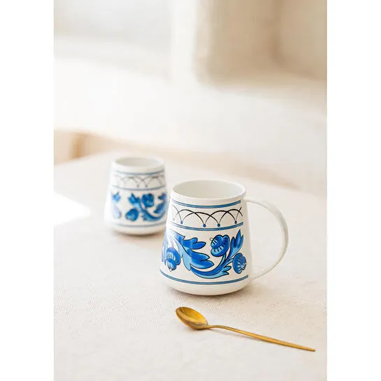 The Mia Azul Porselen Kupa Kpa0251 340 Cc