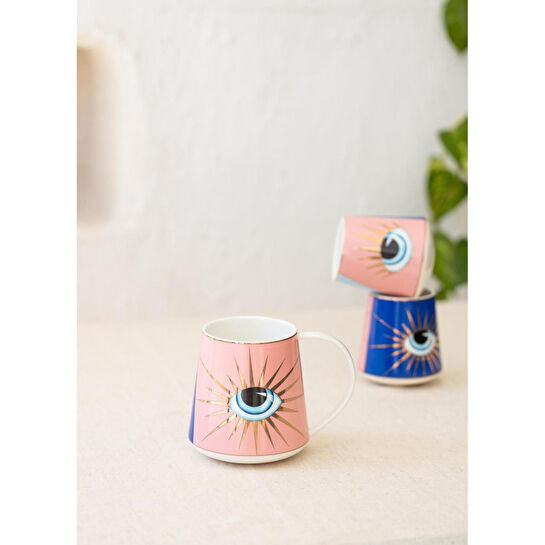 The Mia Eye Porselen Kupa Kpa0272 340 Cc