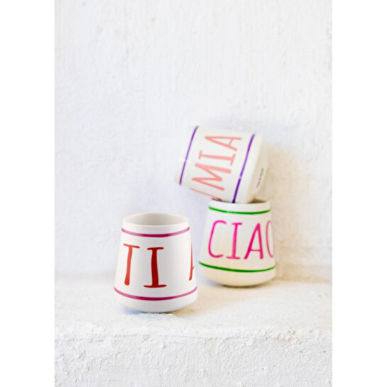 The Mia Ti Amo Porselen Kupa Kpa0246 180 Cc