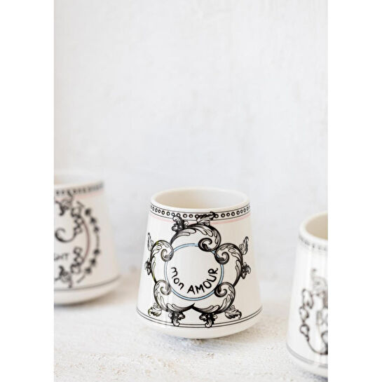 The Mia Mon Amour Porselen Kupa Kpa0228 180 Cc