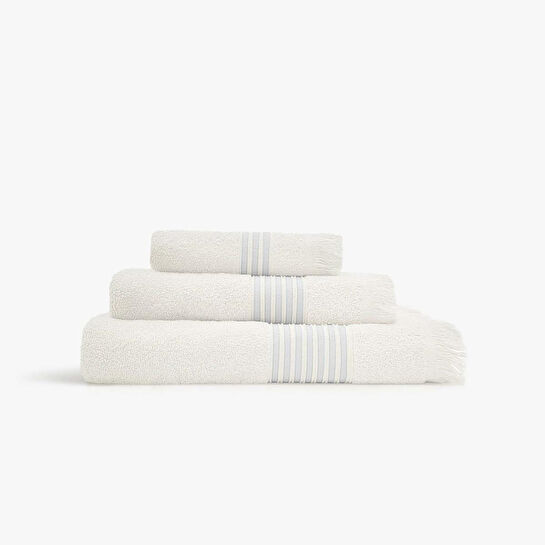 Green Black Aya 3'lü Havlu Seti Krem