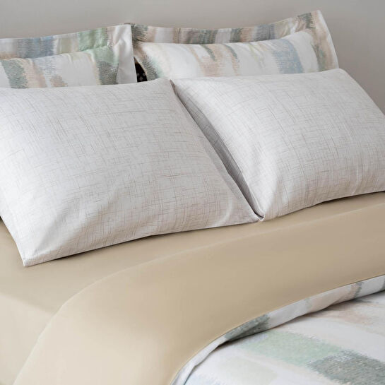 Green Black Lumia Çift Kişilik Nevresim Takımı %100 Pamuk 210 Tc 83 Tel Saten Digital Baskılı Yeşil 200x220 Cm