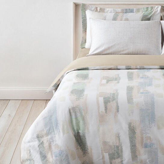 Green Black Lumia Tek Kişilik Nevresim Takımı %100 Pamuk 210 Tc 83 Tel Saten Digital Baskılı Yeşil 160x220 Cm