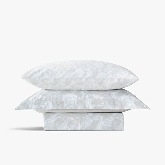 Green Black Fiorina Çift Kişilik Nevresim Takımı %100 Pamuk 210 Tc 83 Tel Saten Digital Baskılı Bej