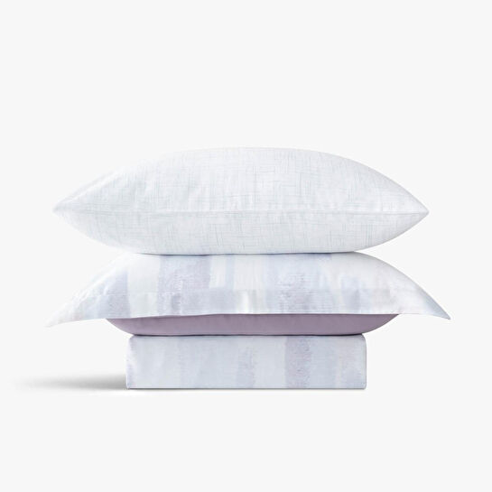 Green Black Lumia Çift Kişilik Nevresim Takımı %100 Pamuk 210 Tc 83 Tel Saten Digital Baskılı Lila 200x220 Cm